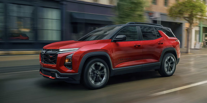 A 2025 Chevrolet Equinox tackling the roads in Newton Falls, OH