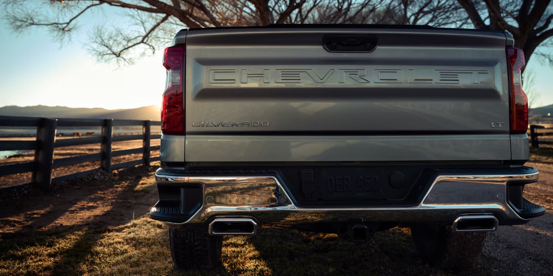 The tailgate detail of the 2025 Chevrolet Silverado 1500 in Newton Falls, OH