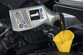 6-QUART MOBIL 1® FULL SYNTHETIC OIL CHANGE